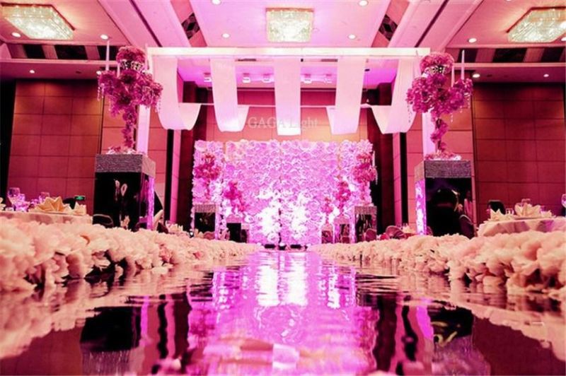 9PCS*15W 5in1 Rgbaw LED Flat PAR Can Light, Disco DMX LED Flat PAR Can