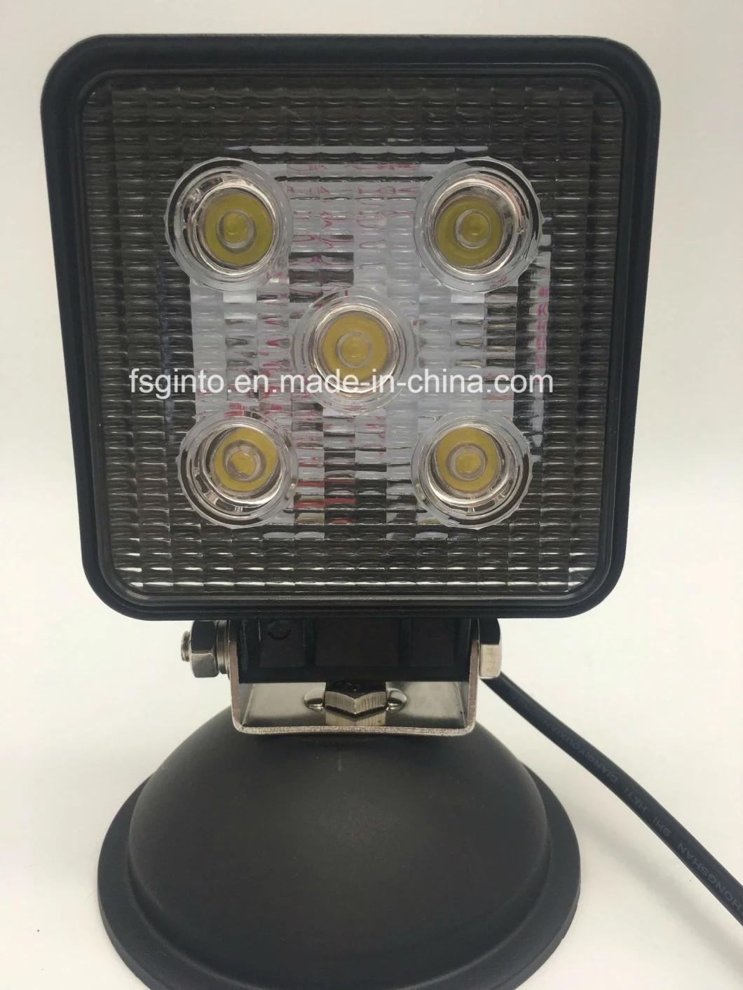 Emark R23 15W Square Spot/Flood LED Reverse Lamp for Truck Tractor (GT2010-15W)