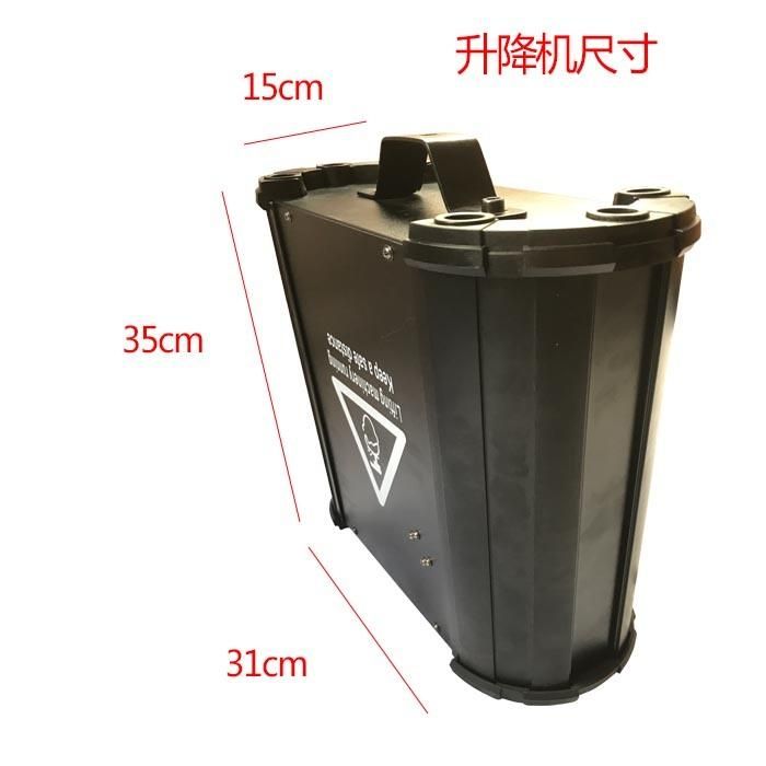 4X18W RGBWA+UV 6in1 LED PAR Can DMX512 Battery Powered Flat LED PAR Light