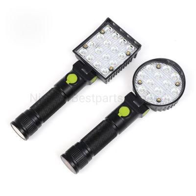 Quality Portable Handheld Spotlight Rechargeable LED Rechargeable Working Inspection Lamp with Strong Magnet Hook LED Work Light