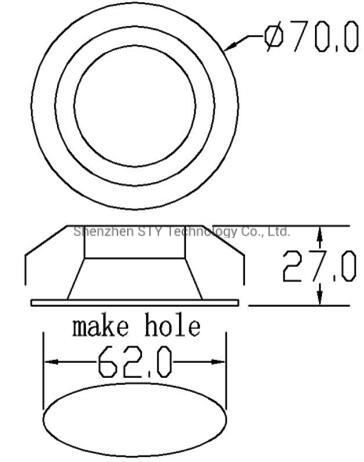 1W High Power Recessed LED Kitchen/Cabinet/Furniture Lighting