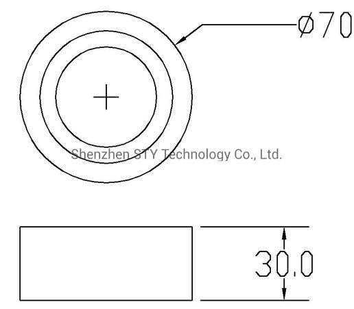 Surface Mounted Under LED Puck Kitchen Cabinet Light for Furniture/Wardrobe with Ce Approval