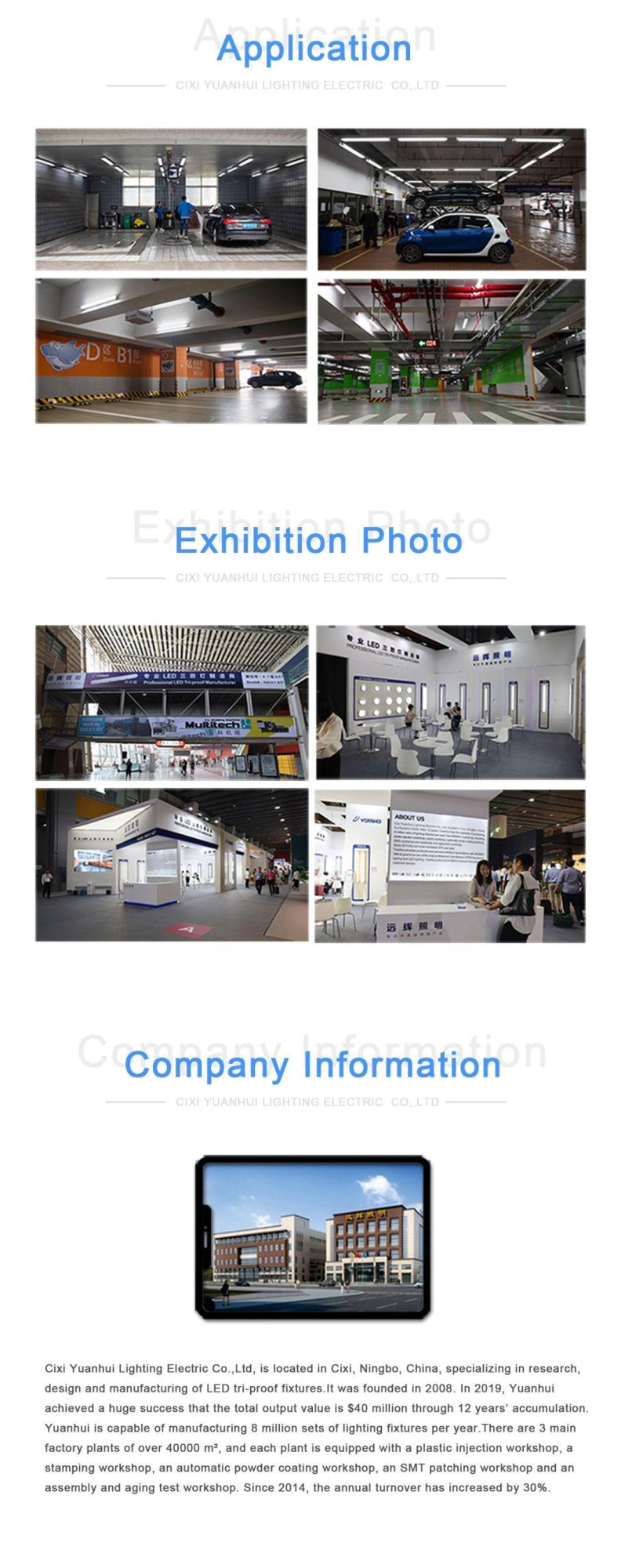 Aluminum Die-Casting 220V Anti-Theft 35W LED Luminaire 120lm/W Waterproof Light for Tunnels
