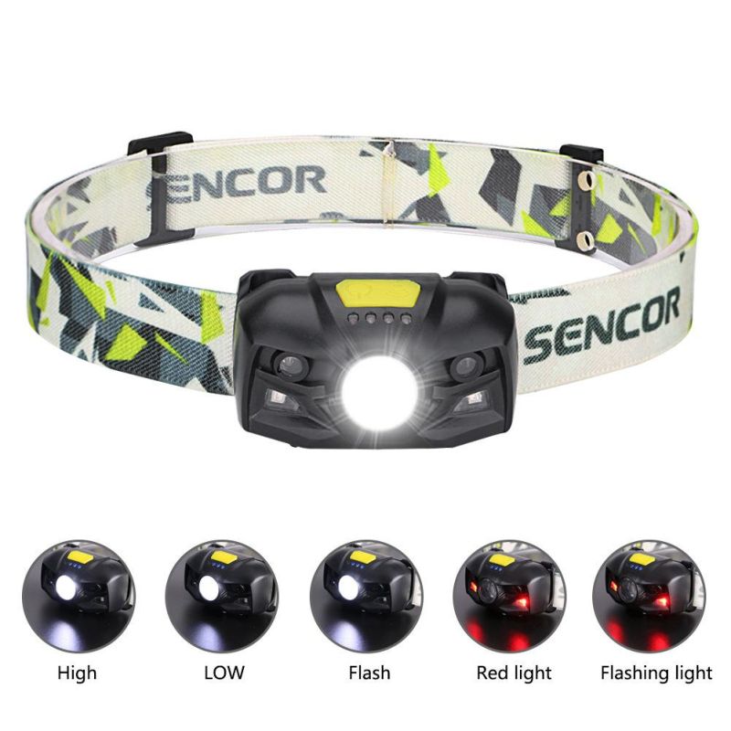 Wholesale Camping Head Torch Lamp Super Bright High Power XPE Head Torch Light 18650 Rechargeable Headlight Adjustable Emergency COB LED Headlamp