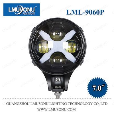 New 9060p 7.0 Inch 60W LED Fog Lamp Head Light for Jeep Truck