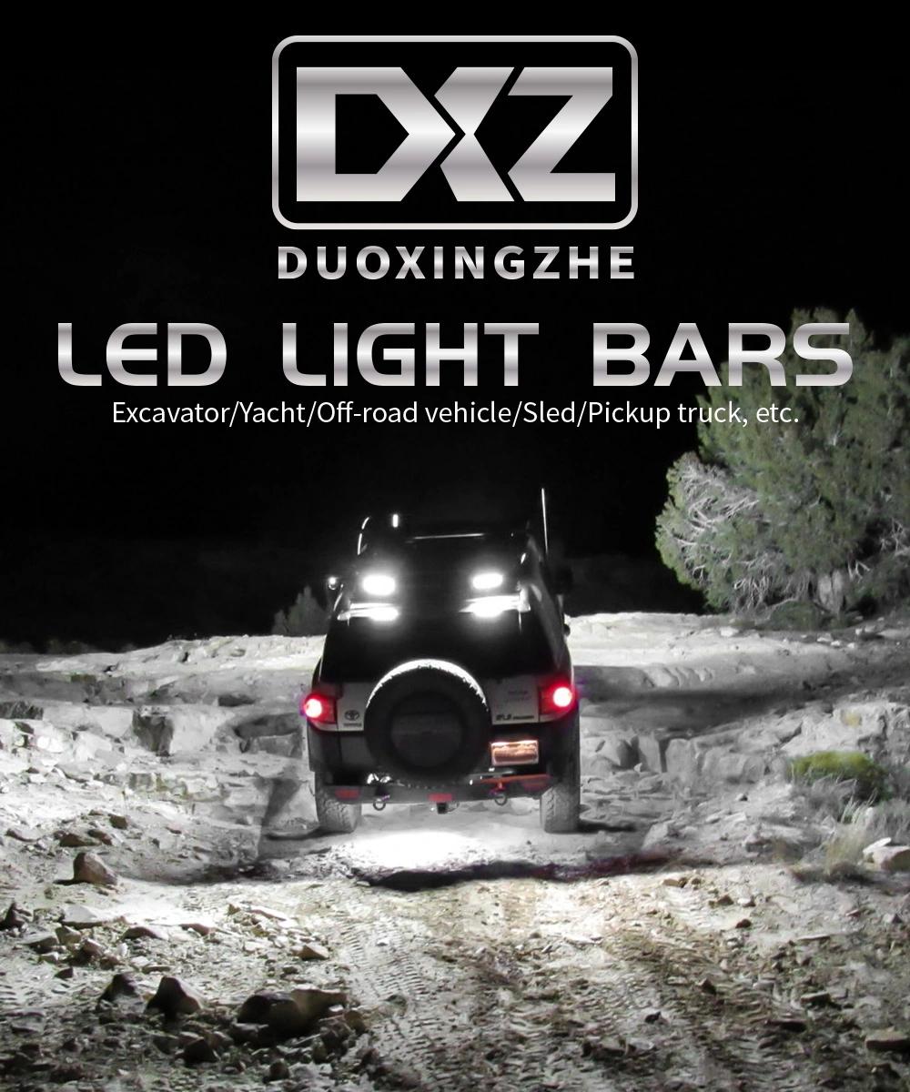Dxz 240W/106cm 80LED High Power Hummer Light off Road LED Bar Straight Lamp 2rows 4X4 Curved 12D LED Light Bar for Truck
