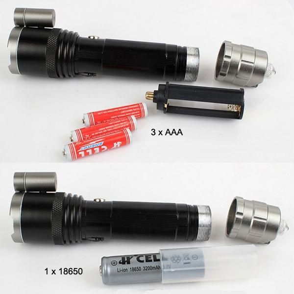 Rechargeable Fast Track Hunting Laser LED Torch