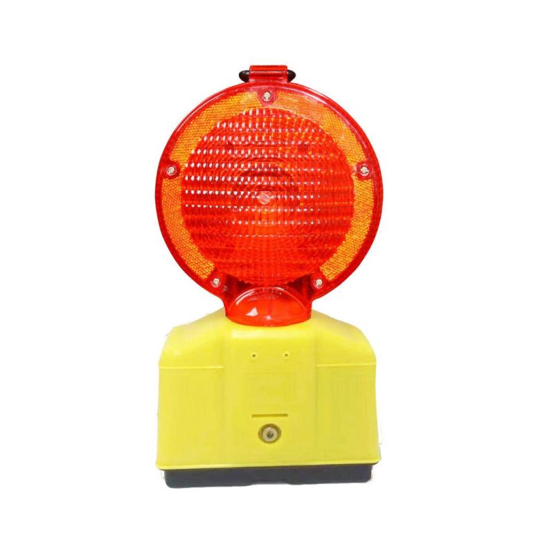 Warning Flash Barricade Light with Metal Bracket