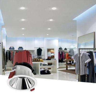 Hotel Restaurant Adjustable COB LED Ceiling Downlight