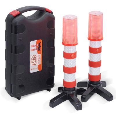 Wholesale Battery Powered Road Traffic Emergency Roadside Flare Magnet Stand Safety Strobe Beacon Warning Lamp Flashing Warning Signal Light