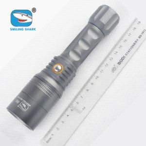 Aluminum Alloy LED Flashlight Rechargeable Zoom Torch