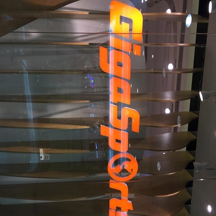 Polished Brushed Vintage Metal Channel Letter Signage Illuminated Character Stainless Steel LED Sign
