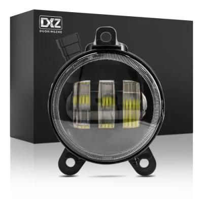 Dxz 4 Inch LED Fog Light for Jeep Wrangler Jk off Road Fog Light Replacement Kit Projector Front Bumper Lamps Turn Signal