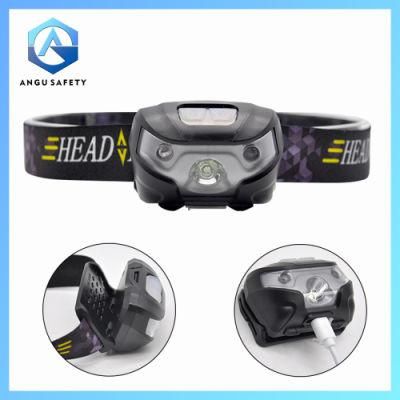 New LED Headlamp Flashlight 1000 Lumens USB Rechargeable Headlight Waterproof Head Lights with Motion Sensor