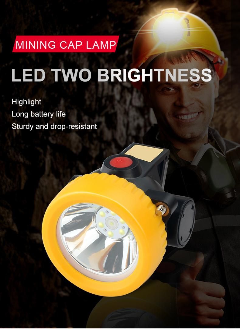 LED Miners Lamp, Rechargeable Coal Mining Lights, Cordless Light Headlight