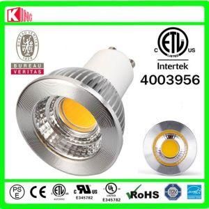 UL ETL Dimmable AC120V 5W GU10 COB LED Bulb