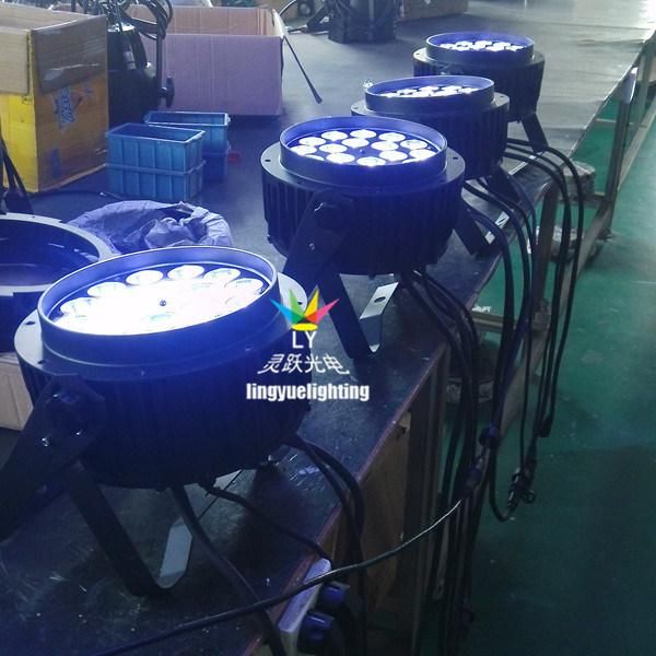 18PCS Rgbwauv Outdoor DMX Professional LED PAR Light