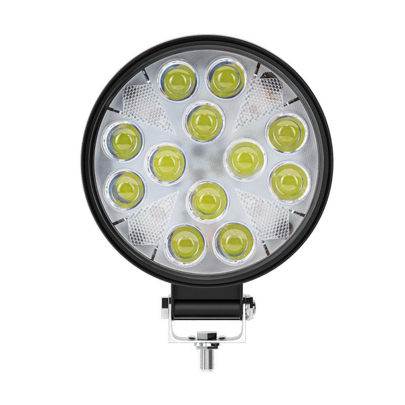 Dxz Round Spotlight 4 Inch 24LED 72W DRL LED Work Light Bar Waterproof for off-Road SUV Boat 4X4 Truck Lighting Auto Lighting System