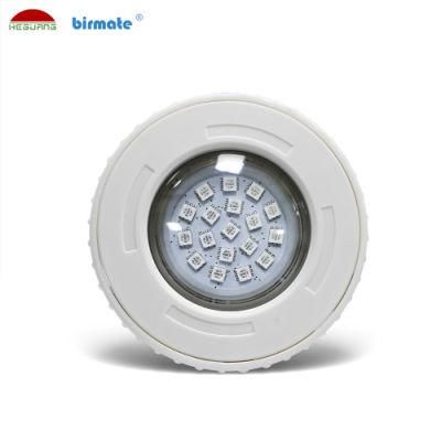 Heguang 2 Years Warranty 3W 12V RGB Wall Mounted Mini led swimming pool light