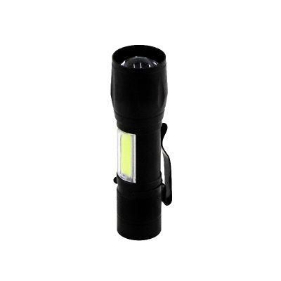 Goldmore10 Mini Rechargeable Aluminium Alloy Flashlight Zoom Fishing Camping Torch