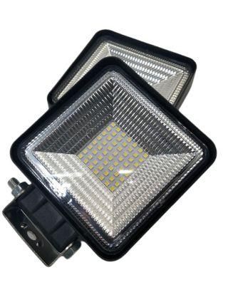 LED Lamp Automobile Work Light Large Field of Vision Square 4inch 56LED 168W Headlamp off Road Vehicle Maintenance Lamp