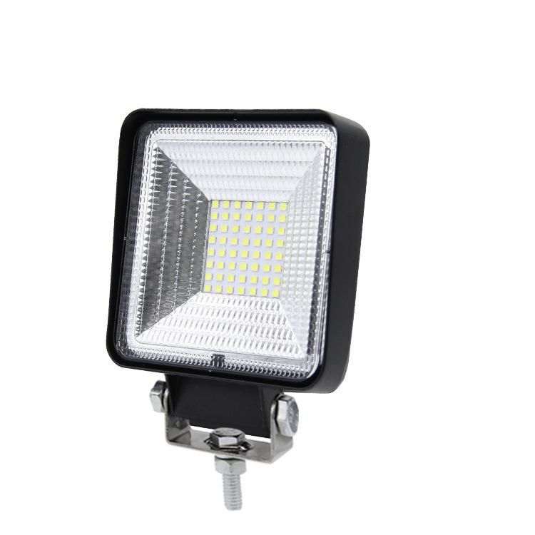 LED Lamp Automobile Work Light Large Field of Vision Square 4inch 56LED 168W Headlamp off Road Vehicle Maintenance Lamp