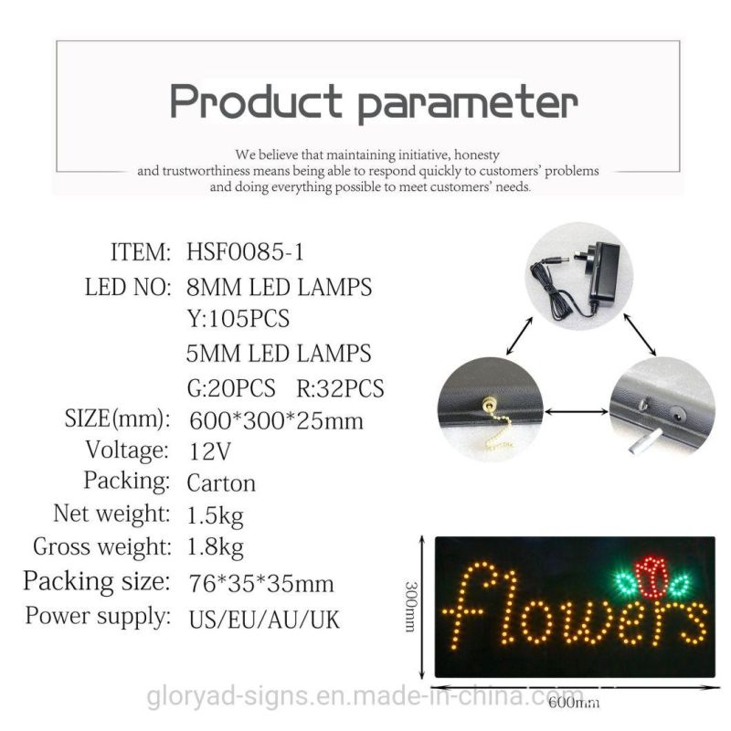 Hot Sale High Brightness LED Open Sign for LED Display