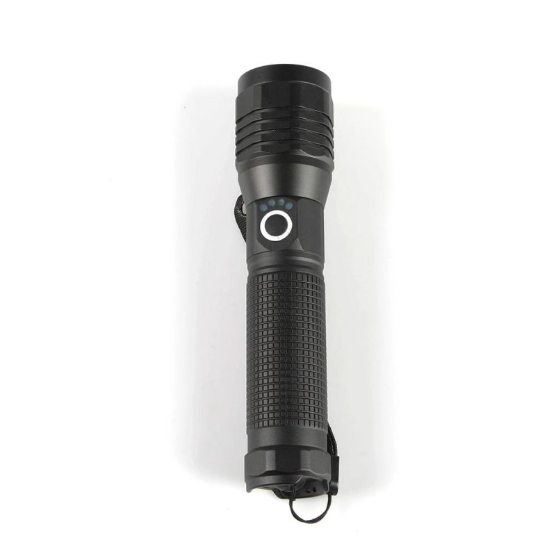 Yichen 1200 Lumen Rechargeable Zoomable Tactical LED Flashlight Portable Guardian Torch