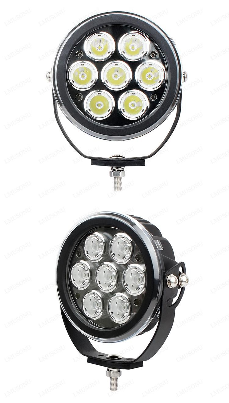 6 Inch Round High Bright Car CREE Work LED Driving Light 70W