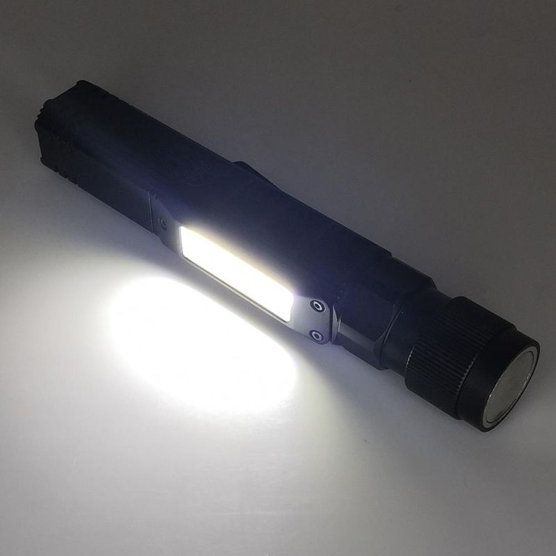 Yichen Rotation Head Rechargeable LED Work Light with Red Emergency Light and Magnet Base