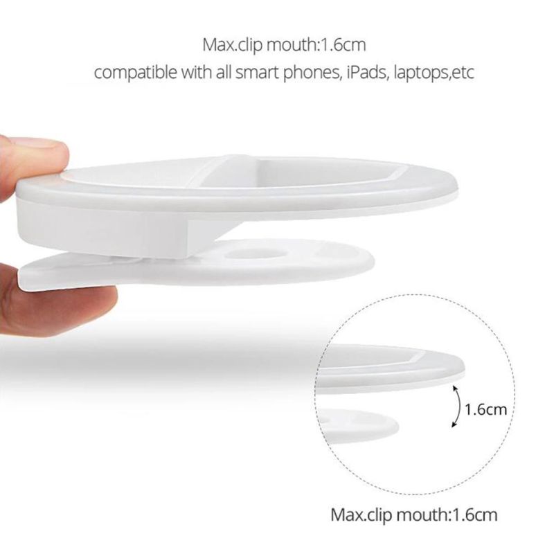 Portable Ring Fill Light Mini LED Selfie Flash Ring Fill Light