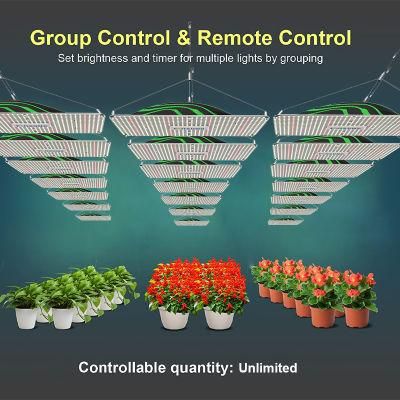 Full Spectrum Hydroponic Vertical Farming System Pvisung Lm301b LED Grow Light