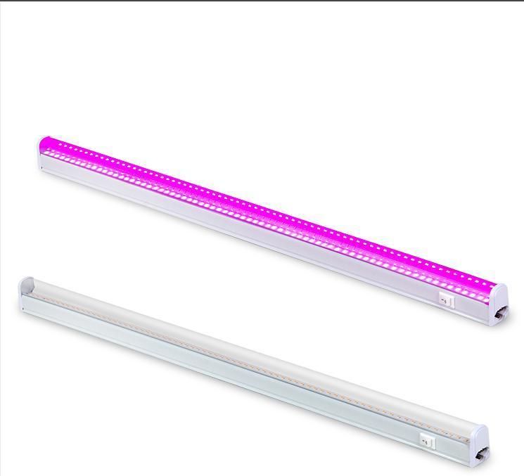 Plant Use Red and Blue LED Tube Lighting Type 2FT 4FT 120 Degree T5 8W 14W 28W Fixture Full Spectrum LED Grow Light