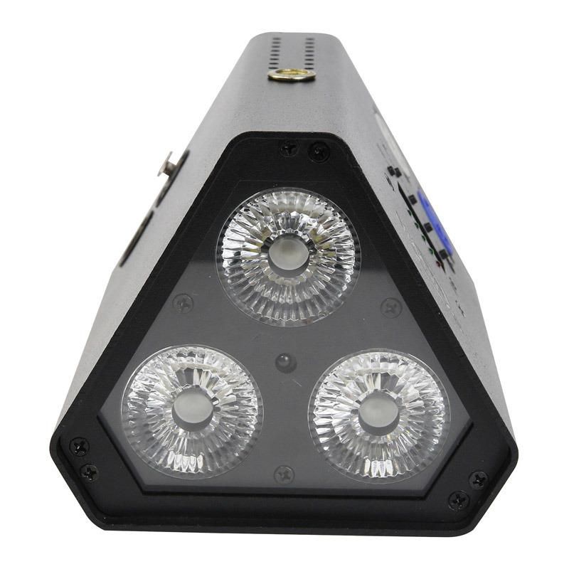 Cheap Stage Lighting 3X18W Battery Powered LED PAR Light with Charging Flight Case