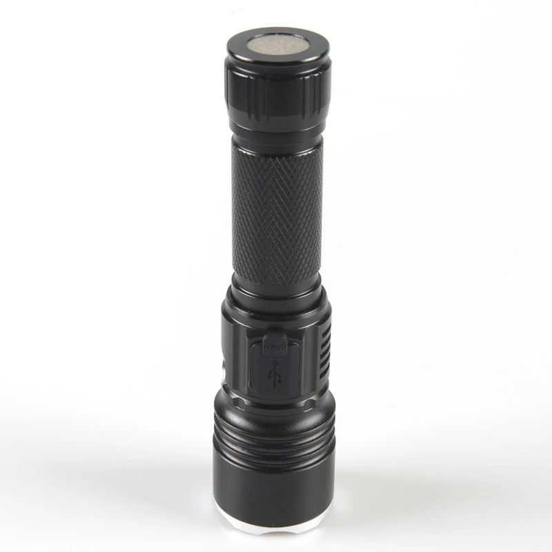 Yichen Rechargeable Aluminum Tactical LED Flashlight with Magnet Base