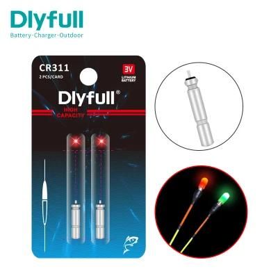 Dlyfull Cr311 3V Pin Type Waterproof Pin Battery for Fishing Float