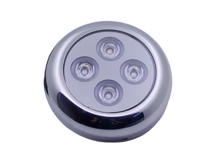 4" Round 4LED IP68 Boat Transom Mount Light Forstern/Pontoon/Marine Lights