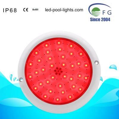 AC12V Mini 150mm PC 12V Red 10W Resin Filled Wall Mounted LED Swimming Pool Lights