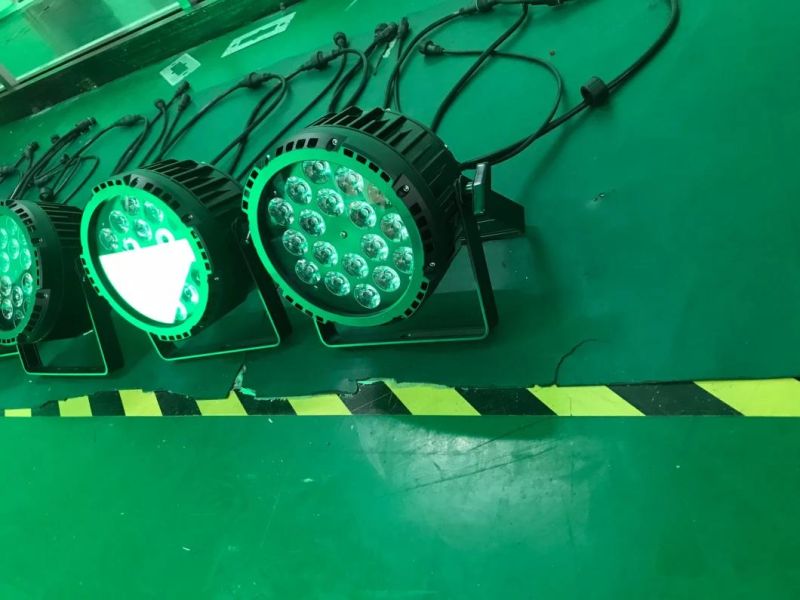 Full Color 6in1 18*10W DMX512 IP65 Zoom Waterproof LED PAR Light