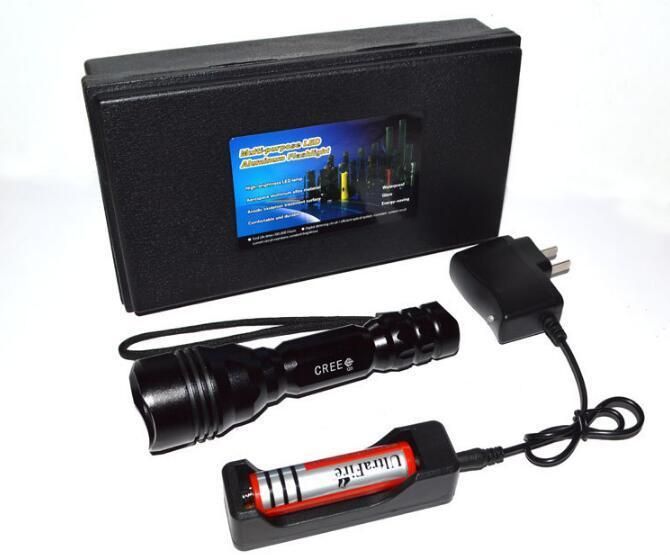 5mode Q5 5W Rechargeable LED High Power LED Tactical Flashlight