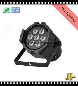 Rainbow Effect Indoor LED PAR Can Lights 7X10W RGB 6-in-1 Stage Lights