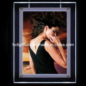 Acrylic Photo Frame LED Crystal Light Box Frameless LED Crystal Light Frame