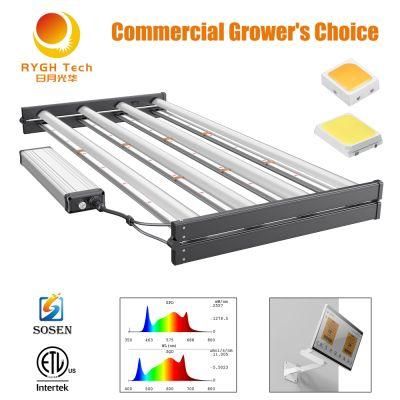 High Umol 8 Bar 4FT Samsung Lm301b Quantum LED Grow Light Indoor 770W