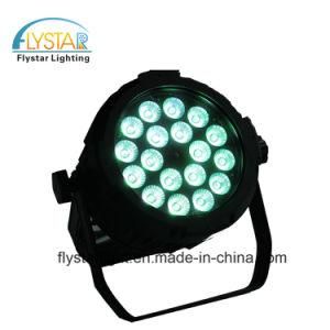 Factory Directly Sell 6PCS in 1 Carton Waterproof LED Flat PAR Light