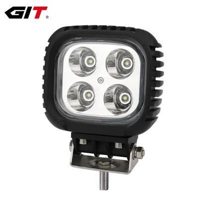 High Output 40W Square 5inch CREE LED Auto Lamp for Offroad Truck Marine Trailer