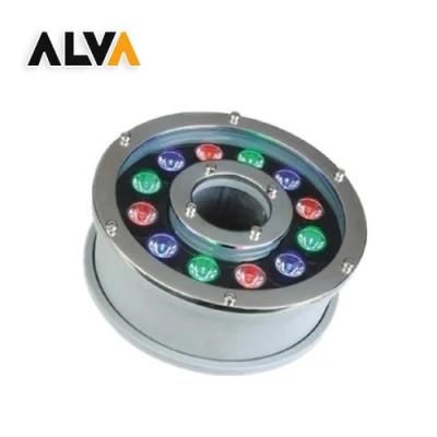 IP68 RGB LED Fountain Light Stainless Steel AC12V