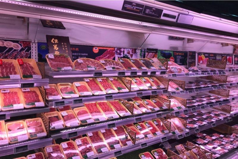 Dalyful Market LED Fresh Light for Shelf Meat Showing with Pink Color 560mm