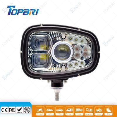 Wholesale R23 9inch 96W Laser LED Work Driving Car Lights for Trailer Truck Heavy Duty Indicator