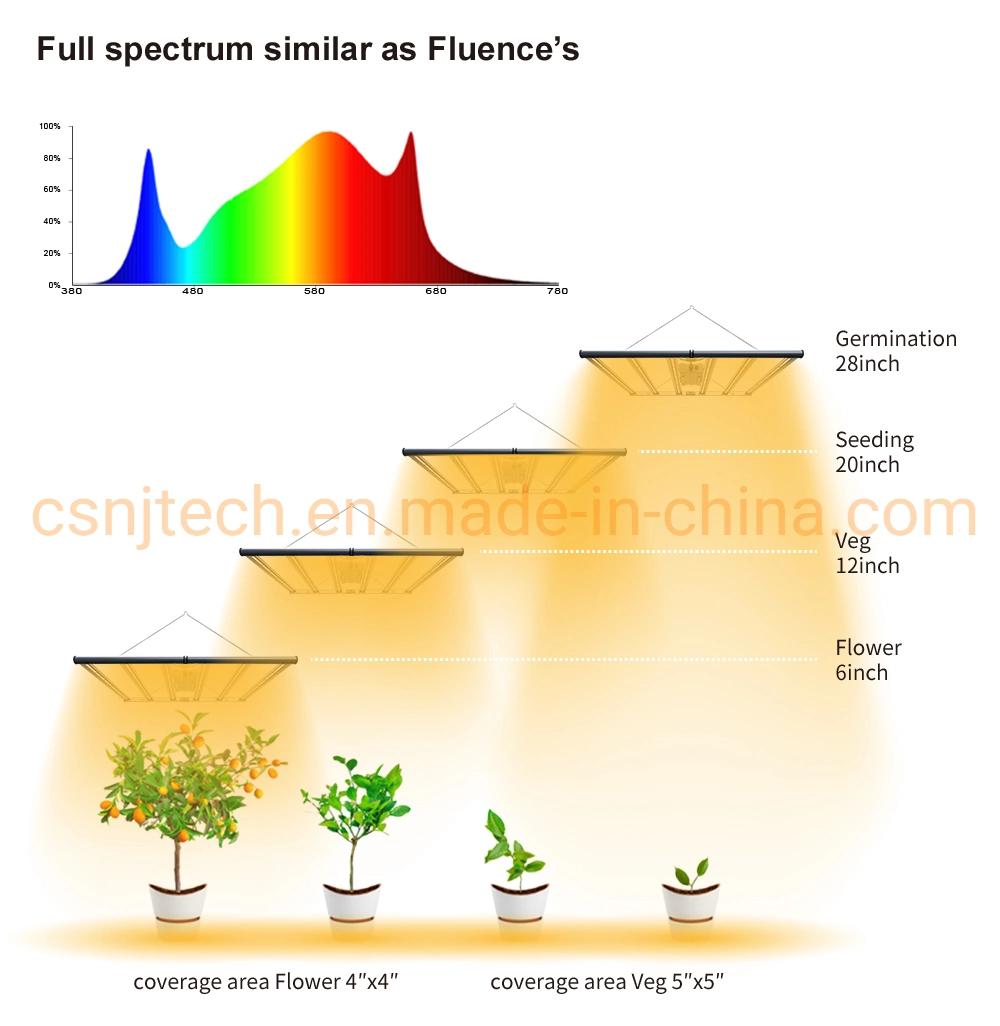 Full Spectrum LED 630W Dimmable Hydroponic LED Grow Light for Vertical Greenhouse