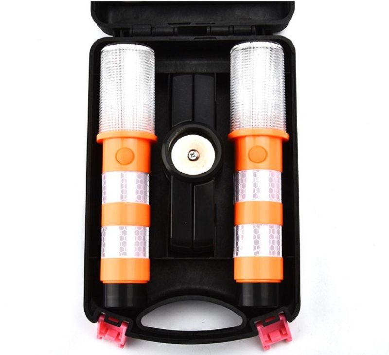 Car Emergency Warning Light LED Emergency Roadside Flares Safety Strobe Light 3 in 1 Portable Road Traffic Warning Wyz18838